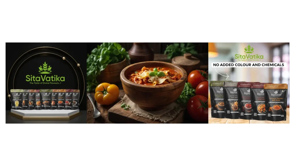 Vegetarian Lasagna Soup spices from Sitavatika