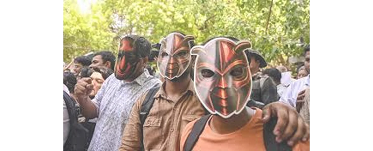 Cockroach Janta Party Protest