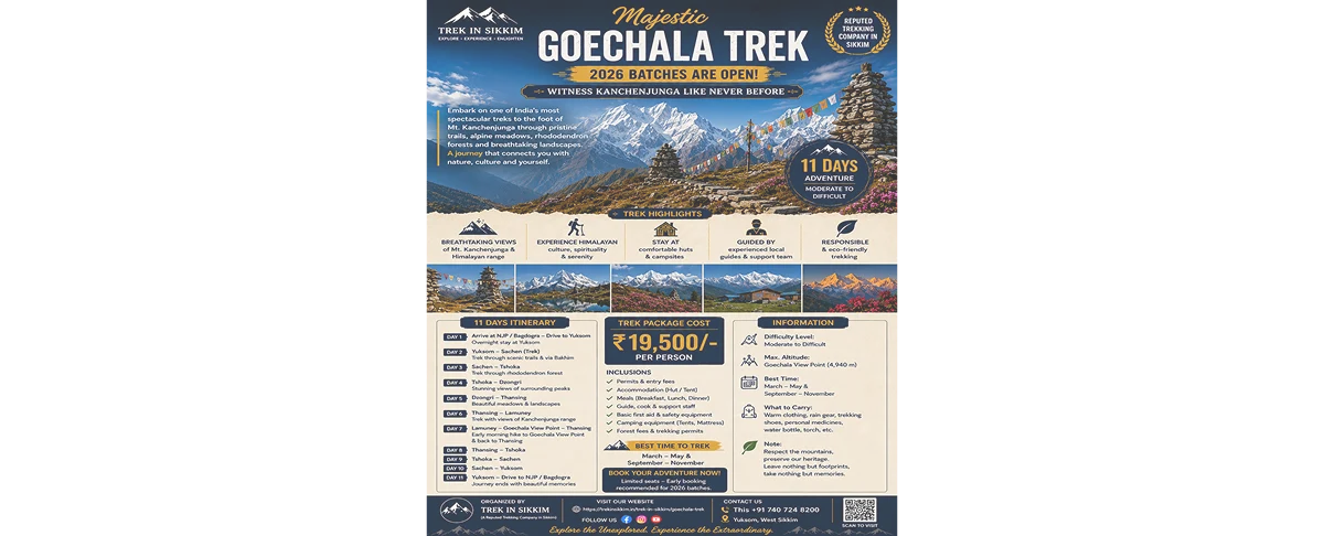 Goechala Trek 2026